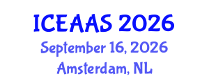 International Conference on Economic and Administrative Sciences (ICEAAS) September 16, 2026 - Amsterdam, Netherlands International Conference on Economic and Administrative Sciences (ICEAAS) September 16, 2026 - Amsterdam, Netherlands