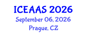 International Conference on Economic and Administrative Sciences (ICEAAS) September 06, 2026 - Prague, Czechia International Conference on Economic and Administrative Sciences (ICEAAS) September 06, 2026 - Prague, Czechia
