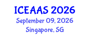 International Conference on Economic and Administrative Sciences (ICEAAS) September 09, 2026 - Singapore, Singapore International Conference on Economic and Administrative Sciences (ICEAAS) September 09, 2026 - Singapore, Singapore