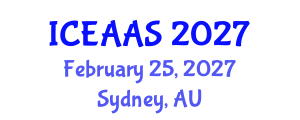 International Conference on Economic and Administrative Sciences (ICEAAS) February 25, 2027 - Sydney, Australia International Conference on Economic and Administrative Sciences (ICEAAS) February 25, 2027 - Sydney, Australia