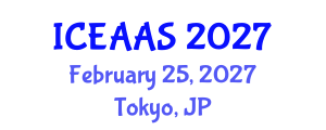 International Conference on Economic and Administrative Sciences (ICEAAS) February 25, 2027 - Tokyo, Japan International Conference on Economic and Administrative Sciences (ICEAAS) February 25, 2027 - Tokyo, Japan