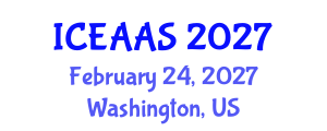 International Conference on Economic and Administrative Sciences (ICEAAS) February 24, 2027 - Washington, United States International Conference on Economic and Administrative Sciences (ICEAAS) February 24, 2027 - Washington, United States