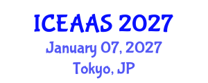 International Conference on Economic and Administrative Sciences (ICEAAS) January 07, 2027 - Tokyo, Japan
