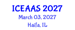 International Conference on Economic and Administrative Sciences (ICEAAS) March 03, 2027 - Haifa, Israel International Conference on Economic and Administrative Sciences (ICEAAS) March 03, 2027 - Haifa, Israel