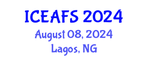 International Conference on Economic and Financial Sciences (ICEAFS) August 08, 2024 - Lagos, Nigeria