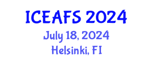 International Conference on Economic and Financial Sciences (ICEAFS) July 18, 2024 - Helsinki, Finland