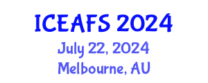 International Conference on Economic and Financial Sciences (ICEAFS) July 22, 2024 - Melbourne, Australia