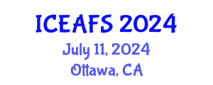 International Conference on Economic and Financial Sciences (ICEAFS) July 11, 2024 - Ottawa, Canada
