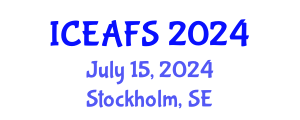 International Conference on Economic and Financial Sciences (ICEAFS) July 15, 2024 - Stockholm, Sweden