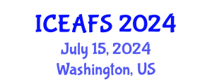 International Conference on Economic and Financial Sciences (ICEAFS) July 15, 2024 - Washington, United States