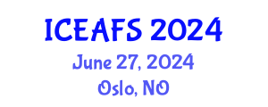 International Conference on Economic and Financial Sciences (ICEAFS) June 27, 2024 - Oslo, Norway