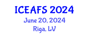 International Conference on Economic and Financial Sciences (ICEAFS) June 20, 2024 - Riga, Latvia