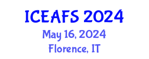 International Conference on Economic and Financial Sciences (ICEAFS) May 16, 2024 - Florence, Italy