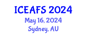 International Conference on Economic and Financial Sciences (ICEAFS) May 16, 2024 - Sydney, Australia