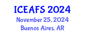 International Conference on Economic and Financial Sciences (ICEAFS) November 25, 2024 - Buenos Aires, Argentina