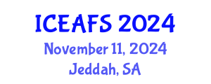 International Conference on Economic and Financial Sciences (ICEAFS) November 11, 2024 - Jeddah, Saudi Arabia