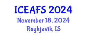 International Conference on Economic and Financial Sciences (ICEAFS) November 18, 2024 - Reykjavik, Iceland