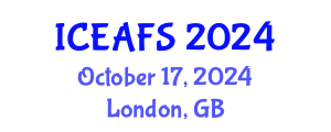 International Conference on Economic and Financial Sciences (ICEAFS) October 17, 2024 - London, United Kingdom