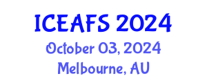 International Conference on Economic and Financial Sciences (ICEAFS) October 03, 2024 - Melbourne, Australia