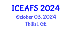 International Conference on Economic and Financial Sciences (ICEAFS) October 03, 2024 - Tbilisi, Georgia