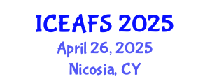 International Conference on Economic and Financial Sciences (ICEAFS) April 26, 2025 - Nicosia, Cyprus