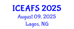 International Conference on Economic and Financial Sciences (ICEAFS) August 09, 2025 - Lagos, Nigeria