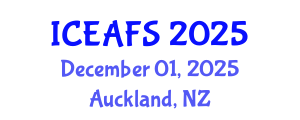 International Conference on Economic and Financial Sciences (ICEAFS) December 01, 2025 - Auckland, New Zealand