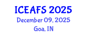 International Conference on Economic and Financial Sciences (ICEAFS) December 09, 2025 - Goa, India