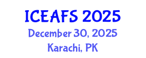 International Conference on Economic and Financial Sciences (ICEAFS) December 30, 2025 - Karachi, Pakistan