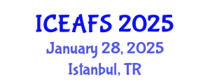International Conference on Economic and Financial Sciences (ICEAFS) January 28, 2025 - Istanbul, Turkey