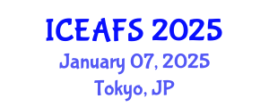 International Conference on Economic and Financial Sciences (ICEAFS) January 07, 2025 - Tokyo, Japan