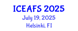 International Conference on Economic and Financial Sciences (ICEAFS) July 19, 2025 - Helsinki, Finland