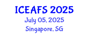International Conference on Economic and Financial Sciences (ICEAFS) July 05, 2025 - Singapore, Singapore