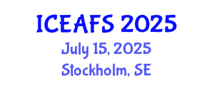 International Conference on Economic and Financial Sciences (ICEAFS) July 15, 2025 - Stockholm, Sweden