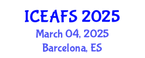 International Conference on Economic and Financial Sciences (ICEAFS) March 04, 2025 - Barcelona, Spain