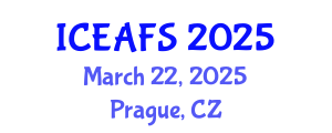 International Conference on Economic and Financial Sciences (ICEAFS) March 22, 2025 - Prague, Czechia
