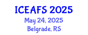 International Conference on Economic and Financial Sciences (ICEAFS) May 24, 2025 - Belgrade, Serbia