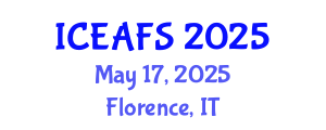 International Conference on Economic and Financial Sciences (ICEAFS) May 17, 2025 - Florence, Italy
