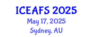 International Conference on Economic and Financial Sciences (ICEAFS) May 17, 2025 - Sydney, Australia