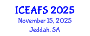 International Conference on Economic and Financial Sciences (ICEAFS) November 15, 2025 - Jeddah, Saudi Arabia