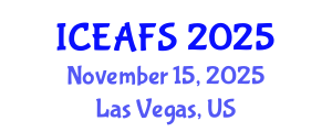 International Conference on Economic and Financial Sciences (ICEAFS) November 15, 2025 - Las Vegas, United States