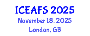International Conference on Economic and Financial Sciences (ICEAFS) November 18, 2025 - London, United Kingdom