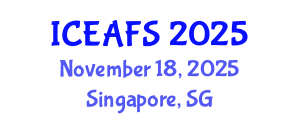 International Conference on Economic and Financial Sciences (ICEAFS) November 18, 2025 - Singapore, Singapore