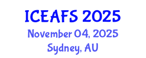 International Conference on Economic and Financial Sciences (ICEAFS) November 04, 2025 - Sydney, Australia