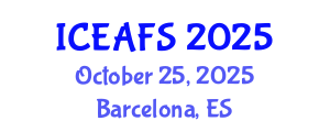 International Conference on Economic and Financial Sciences (ICEAFS) October 25, 2025 - Barcelona, Spain