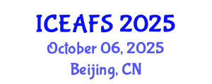 International Conference on Economic and Financial Sciences (ICEAFS) October 06, 2025 - Beijing, China