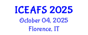 International Conference on Economic and Financial Sciences (ICEAFS) October 04, 2025 - Florence, Italy