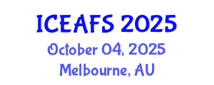 International Conference on Economic and Financial Sciences (ICEAFS) October 04, 2025 - Melbourne, Australia