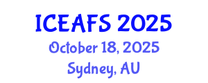International Conference on Economic and Financial Sciences (ICEAFS) October 18, 2025 - Sydney, Australia