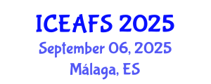 International Conference on Economic and Financial Sciences (ICEAFS) September 06, 2025 - Málaga, Spain